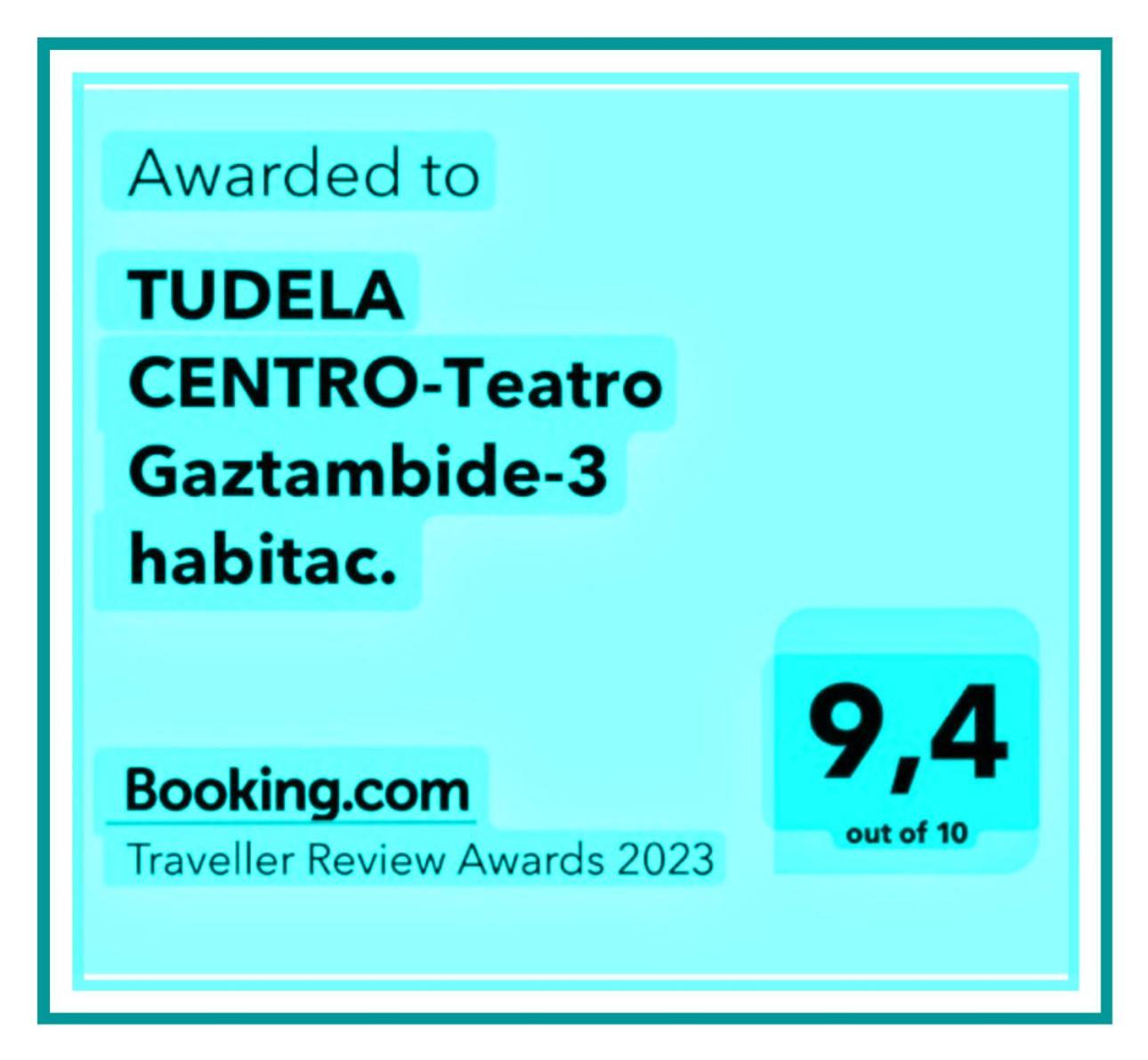 Tudela Centro-Teatro Gaztambide-3 Habitac. Apartment Exterior photo